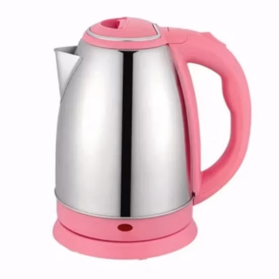 Bouilloire électrique en acier inoxydable poli miroir, 1,2 l/1,5 l/1,8 l, appareils ménagers 201/304 SS